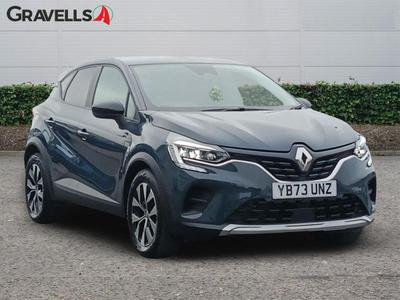 Used 2023 Renault CAPTUR 1.6 E-TECH evolution SUV 5dr Petrol Hybrid Auto Euro 6 (s/s) (145 ps) Blue at Gravells