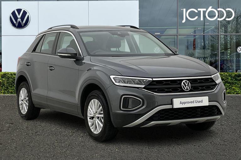 Used 2022 Volkswagen T-Roc 1.5 TSI Life SUV 5dr Petrol DSG Euro 6 (s/s) (150 ps) Grey at JCT600