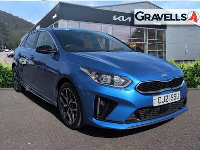 Used 2021 Kia CEED 1.0 T-GDi GT-Line Hatchback 5dr Petrol Manual Euro 6 (s/s) (118 bhp) Blue at Gravells