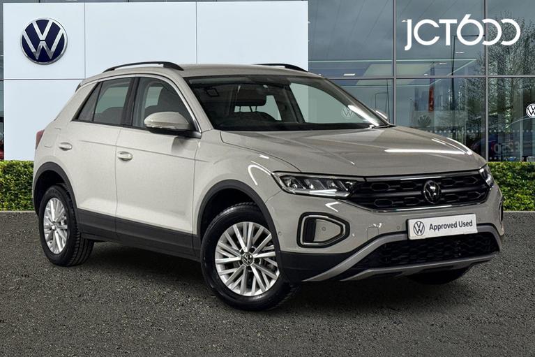 Used 2024 Volkswagen T-Roc Life 1.5 TSI 150PS 6-speed Manual 5 Door Ascot Grey at JCT600