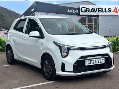 Used 2024 Kia PICANTO 1.0 2 Hatchback 5dr Petrol Manual Euro 6 (s/s) (62 bhp) White at Gravells