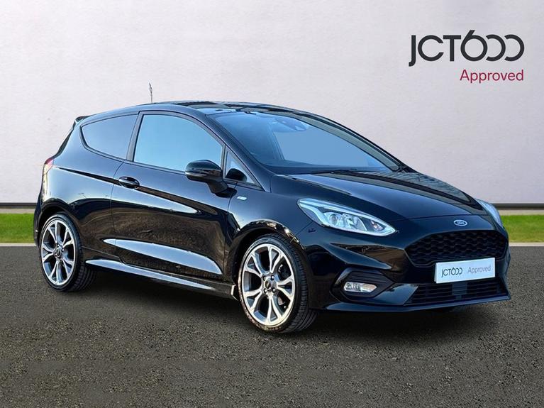 Used 2018 FORD Fiesta 1.0T EcoBoost ST-Line Hatchback 3dr Petrol Manual Euro 6 (s/s) (125 ps) Black at JCT600