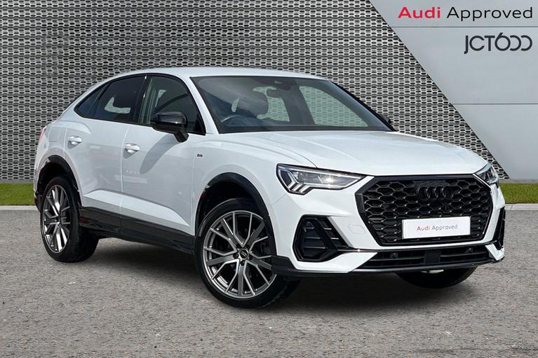 Used 2023 AUDI Q3 SPORTBACK TFSI S LINE BLACK EDITION MHEV WHITE at JCT600