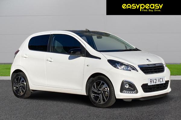 Used 2021 Peugeot 108 1.0 72 Allure 5dr White at easypeasy