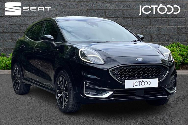Used 2021 FORD Puma 1.0T EcoBoost MHEV ST-Line Vignale SUV 5dr Petrol Manual Euro 6 (s/s) (155 ps) Black at JCT600