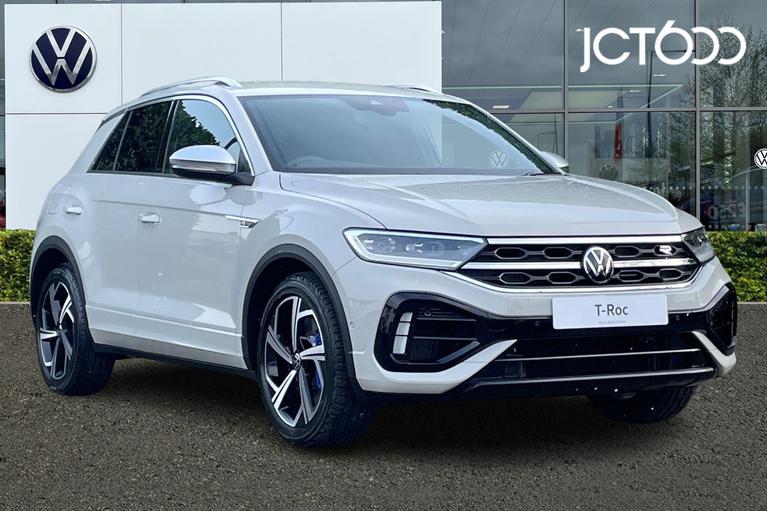 Used ~ VOLKSWAGEN T-Roc R 2.0 TSI 4MOTION 300PS 7-SPEED DSG Ascot Grey at JCT600