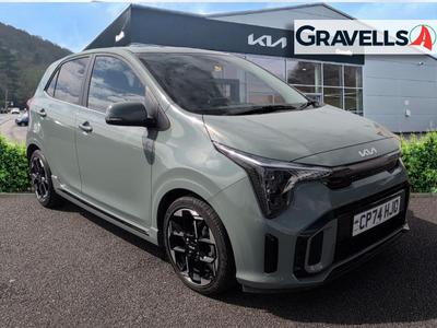 Used 2025 Kia PICANTO 1.2 GT-Line S Hatchback 5dr Petrol AMT Euro 6 (s/s) (77 bhp) ADVENTUROUS GREEN at Gravells
