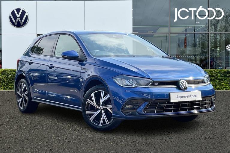 Used 2022 VOLKSWAGEN Polo R-Line 1.0 TSI 95PS 5-speed Manual 5 Door Reef Blue at JCT600