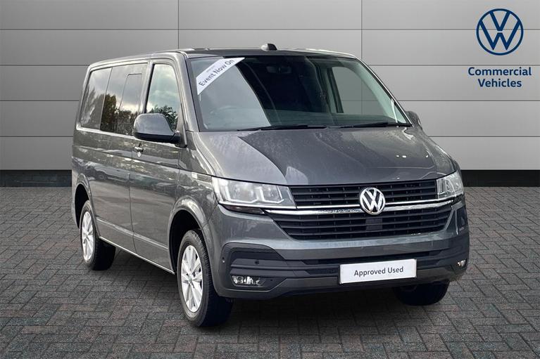 Used 2020 VOLKSWAGEN Transporter T30 Highline SWB 150 PS 2.0 TDI 7sp DSG Kombi Van Indium Grey at JCT600