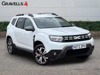 Used 2023 Dacia DUSTER 1.3 TCe Journey Up&Go SUV 5dr Petrol Manual Euro 6 (s/s) (130 ps) White at Gravells