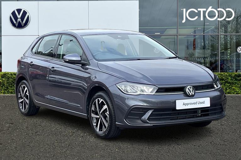 Used 2022 VOLKSWAGEN Polo 1.0 EVO Life Hatchback 5dr Petrol Manual Euro 6 (s/s) (80 ps) Grey at JCT600