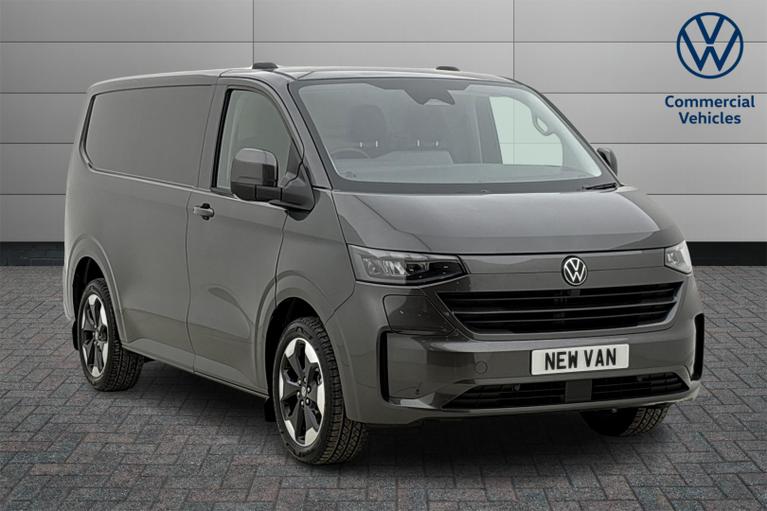 Used ~ VOLKSWAGEN  Transporter T32 Panel Van Commerce Pro SWB 218 PS 65 kWh Electric 1sp Automatic Graphite Dust Metallic at JCT600