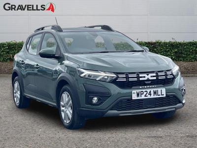 Used 2024 Dacia SANDERO STEPWAY 1.0 TCe Expression Hatchback 5dr Petrol Manual Euro 6 (s/s) (90 ps) Green at Gravells