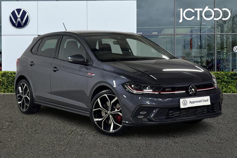 Used 2025 VOLKSWAGEN Polo GTI 2.0 TSI 207PS 7-speed DSG 5 Door Smokey Grey at JCT600