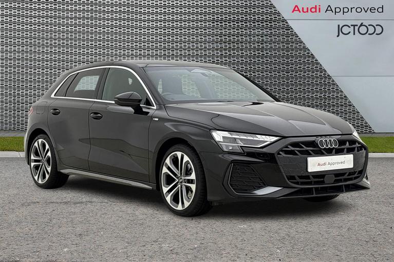 Used 2026 AUDI A3 1.5 TFSI S line Sportback 5dr Petrol S Tronic Euro 6 (s/s) (150 ps) Black at JCT600