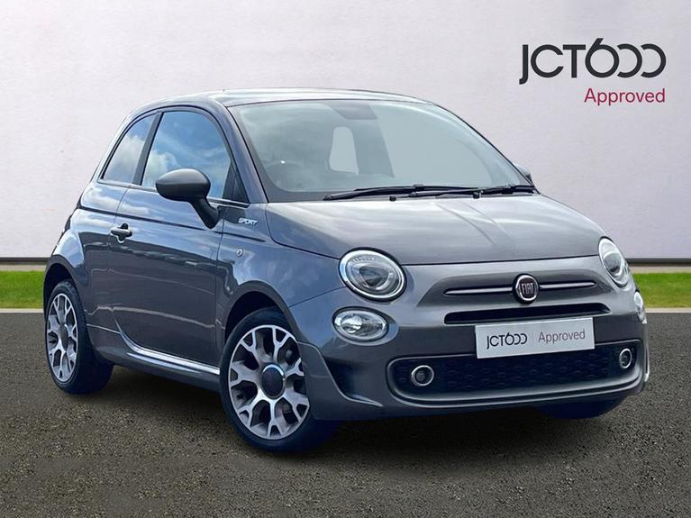 Used 2021 FIAT 500 1.0 MHEV Sport Hatchback 3dr Petrol Manual Euro 6 (s/s) (70 bhp) Grey at JCT600