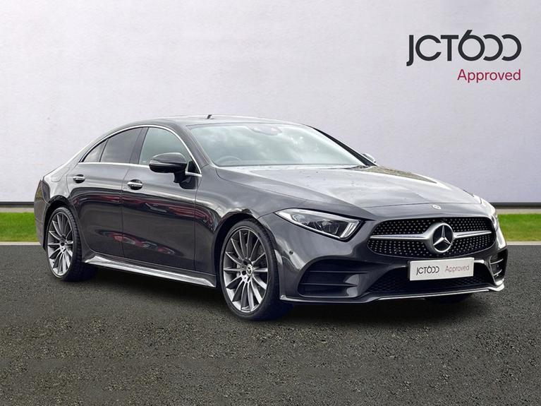 Used 2019 MERCEDES-BENZ Cls 2.0 CLS350 EQ Boost AMG Line (Premium Plus) Coupe 4dr Petrol G-Tronic Euro 6 (s/s) (313 ps) Grey at JCT600