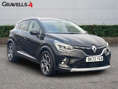 Used 2022 Renault CAPTUR 1.6 E-TECH SE Edition SUV 5dr Petrol Hybrid Auto Euro 6 (s/s) (145 ps) Black at Gravells