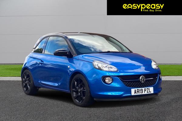 Used 2019 Vauxhall ADAM 1.2i Energised 3dr Blue Met/Black Roof at easypeasy