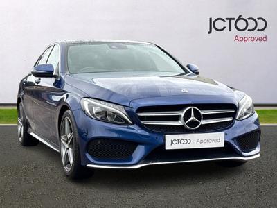 2018 MERCEDES-BENZ C Class 2.1 C250d AMG Line (Premium Plus) Saloon 4dr Diesel G-Tronic+ Euro 6 (s/s) (204 ps) at JCT600