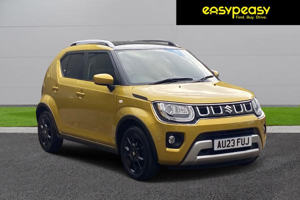 Used 2023 Suzuki IGNIS 1.2 Dualjet 12V Hybrid SZ-T 5dr CVT C7B Rush Yellow/Black roof at easypeasy