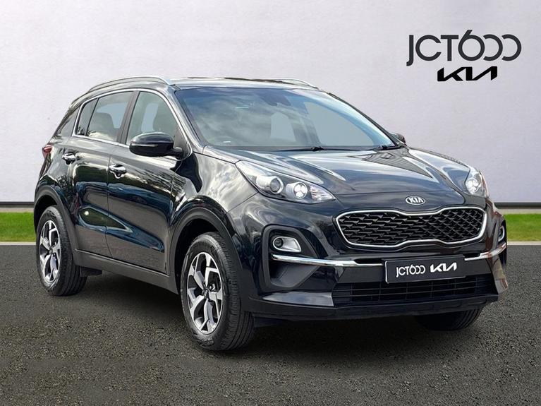 Used 2021 KIA Sportage 1.6 GDi 2 GPF SUV 5dr Petrol Manual Euro 6 (s/s) (130 bhp) Black at JCT600