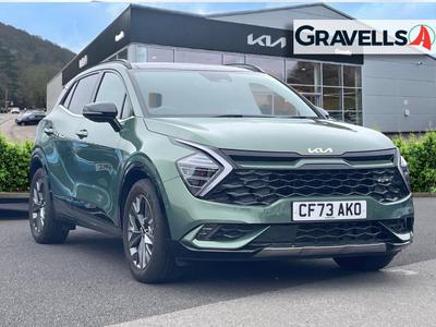 Used 2023 Kia SPORTAGE 1.6 h T-GDi GT-Line S SUV 5dr Petrol Hybrid Auto AWD Euro 6 (s/s) (226 bhp) Green at Gravells