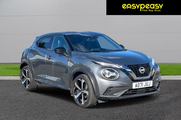 Used 2022 Nissan JUKE 1.0 DiG-T 114 Tekna 5dr DCT Gun metallic at easypeasy