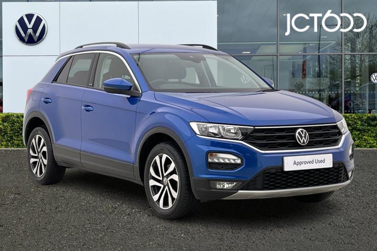 Used 2022 Volkswagen T-Roc 1.0 TSI 110 Active 5dr Ravenna Blue at JCT600