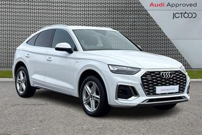 2022 AUDI Q5 2.0 TDI 40 S line Sportback 5dr Diesel S Tronic quattro Euro 6 (s/s) (204 ps) at JCT600