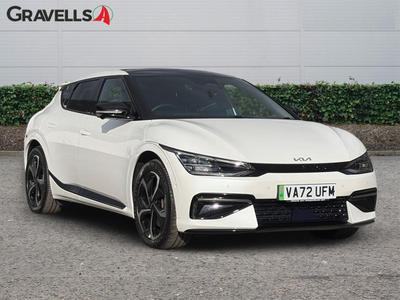 Used 2022 Kia EV6 77.4kWh GT-Line S Hatchback 5dr Electric Auto AWD (320 bhp) White at Gravells