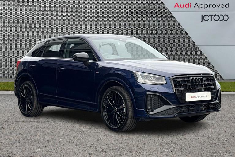 Used 2026 Audi Q2 1.5 TFSI CoD 35 Black Edition SUV 5dr Petrol S Tronic Euro 6 (s/s) (150 ps) Blue at JCT600