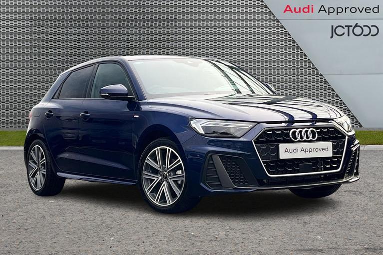 Used 2024 AUDI A1 1.0 TFSI 30 S line Sportback 5dr Petrol S Tronic Euro 6 (s/s) (110 ps) Blue at JCT600