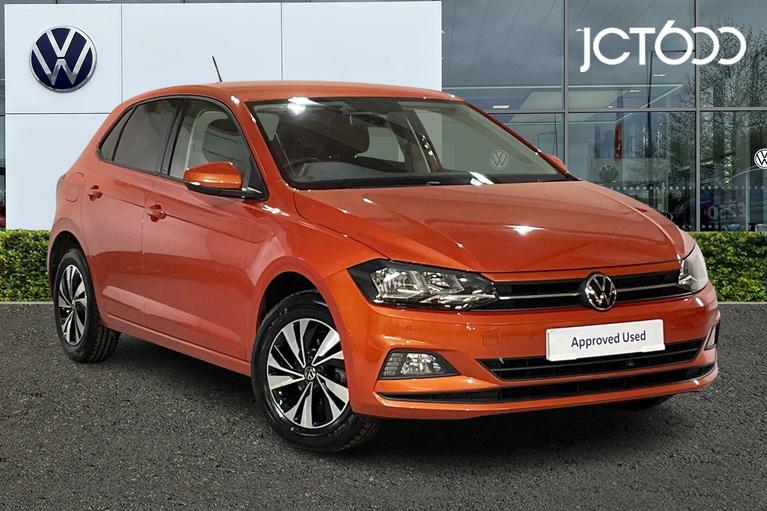 Used 2021 VOLKSWAGEN Polo Match 1.0 TSI 95PS 5-speed Manual 5 Door Energetic Orange at JCT600