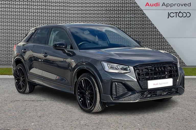 Used 2025 AUDI Q2 1.5 TFSI CoD 35 Black Edition SUV 5dr Petrol S Tronic Euro 6 (s/s) (150 ps) Daytona Grey Pearlescent at JCT600