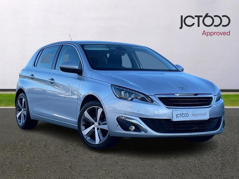 Used 2017 PEUGEOT 308 1.2 PureTech Allure Hatchback 5dr Petrol Manual Euro 6 (s/s) (130 ps) Silver at JCT600