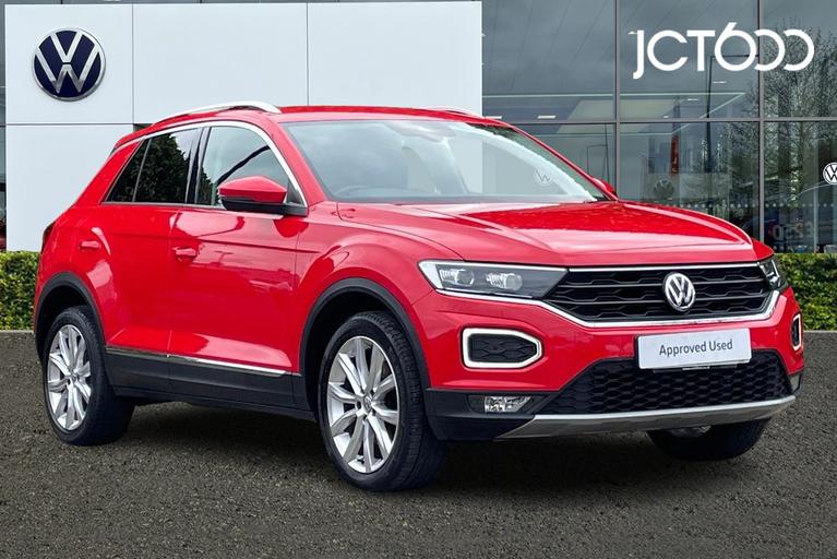 Used 2019 VOLKSWAGEN T-Roc SEL 2.0 TDI 150PS 6-speed Manual Flash Red at JCT600