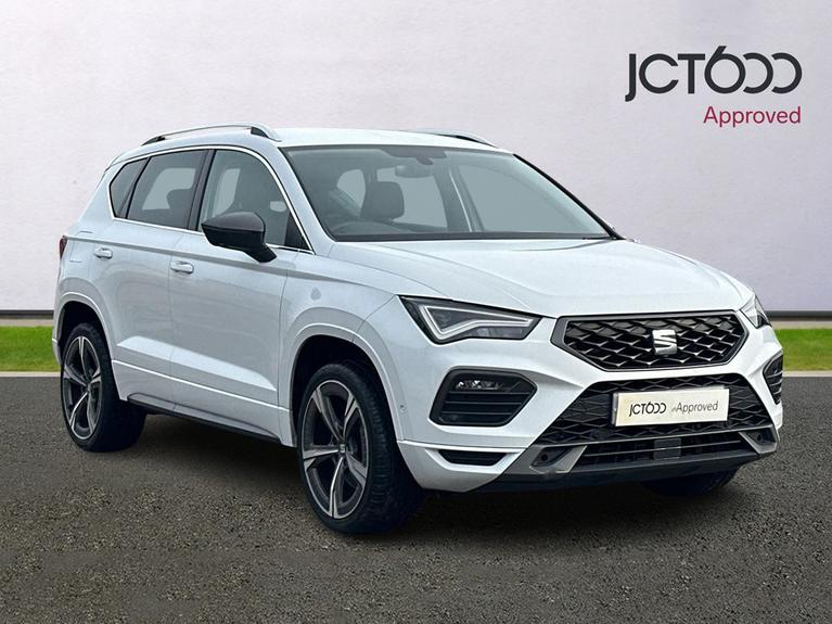 Used 2023 SEAT Ateca 1.5 TSI EVO FR Edition SUV 5dr Petrol DSG Euro 6 (s/s) (150 ps) White at JCT600