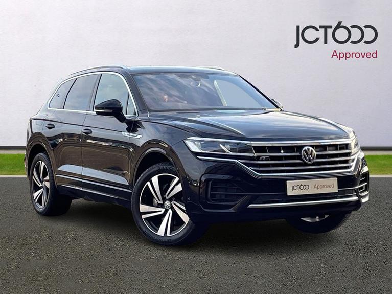 Used 2019 Volkswagen Touareg 3.0 TDI V6 R-Line Tech SUV 5dr Diesel Tiptronic 4Motion Euro 6 (s/s) (286 ps) Black at JCT600