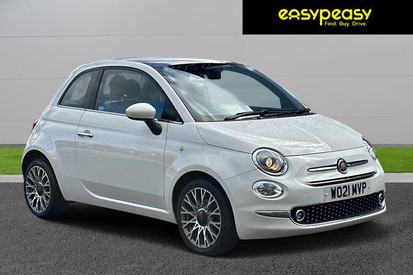 Used 2021 Fiat 500 1.0 Mild Hybrid Star 3dr Bossa Nova White Gloss at easypeasy