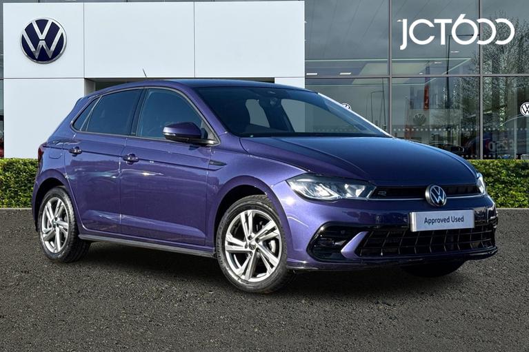 Used 2023 VOLKSWAGEN Polo 1.0 TSI R-Line 5dr DSG Purple at JCT600
