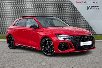 2023 AUDI RS3 2.5 TFSI Vorsprung Sportback 5dr Petrol S Tronic quattro Euro 6 (s/s) (400 ps) at JCT600