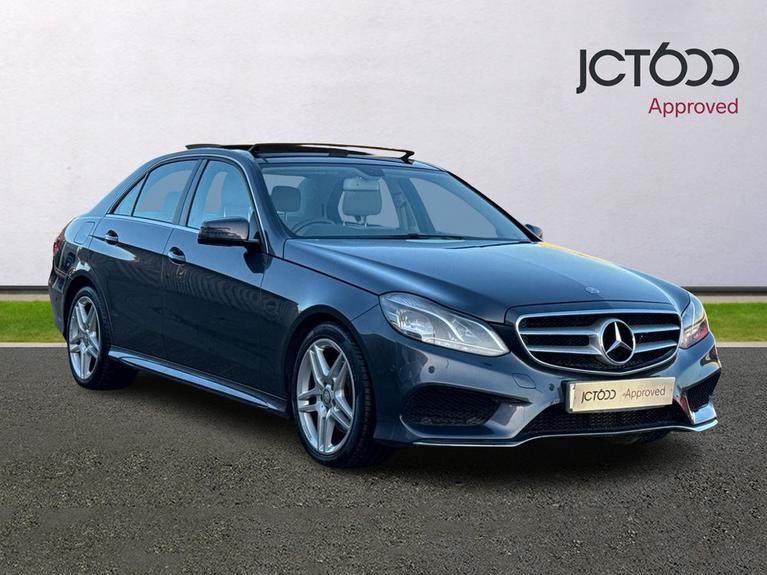 Used 2015 MERCEDES-BENZ E Class 2.0 E250 AMG Line Saloon 4dr Petrol G-Tronic+ Euro 6 (s/s) (211 ps) Grey at JCT600