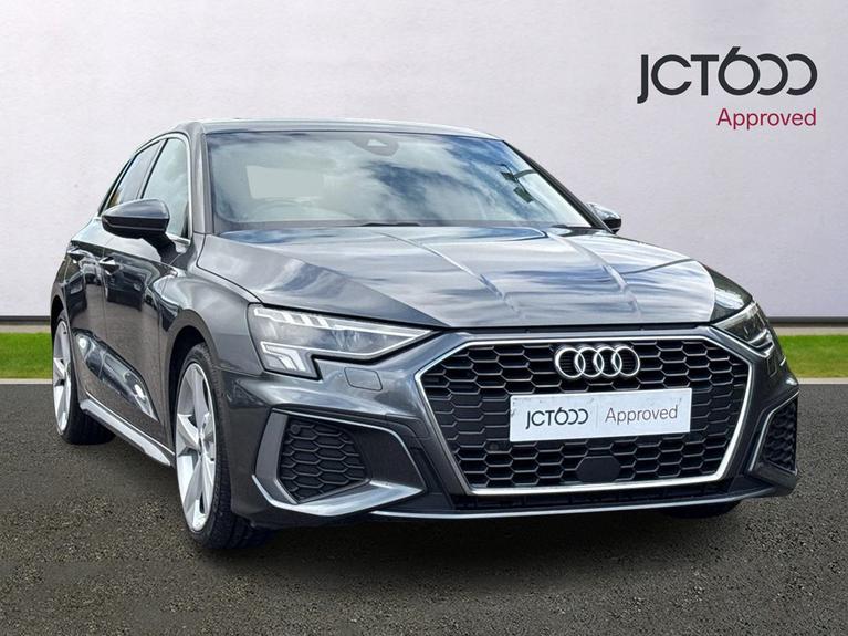 Used 2021 AUDI A3 30 TFSI S Line 5dr [Tech Pack] Grey at JCT600