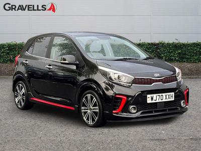 Used 2020 Kia PICANTO 1.25 GT-Line S Hatchback 5dr Petrol Manual Euro 6 (s/s) (83 bhp) Black at Gravells