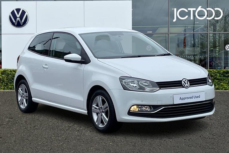 Used 2016 VOLKSWAGEN Polo 1.2 TSI BlueMotion Tech Match Hatchback 3dr Petrol Manual Euro 6 (s/s) (90 ps) White at JCT600