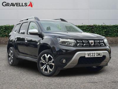 Used 2022 Dacia DUSTER 1.3 TCe Prestige SUV 5dr Petrol Manual Euro 6 (s/s) (130 ps) Black at Gravells
