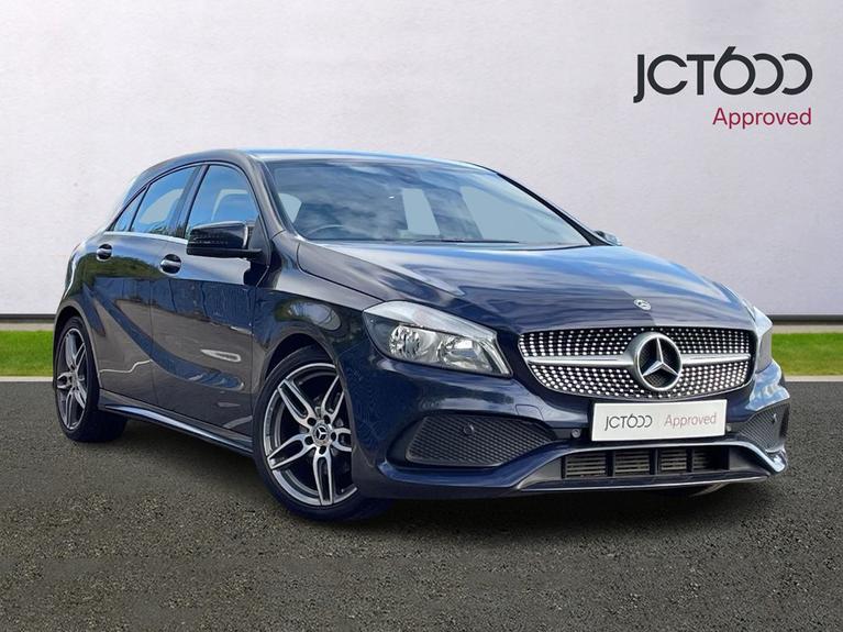 Used 2017 Mercedes-Benz A Class 2.1 A200d AMG Line Hatchback 5dr Diesel Manual Euro 6 (s/s) (136 ps) Blue at JCT600