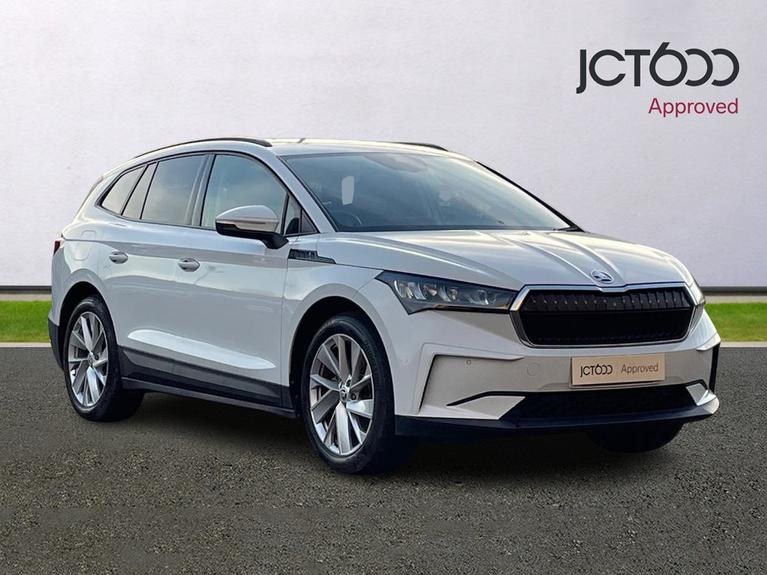 Used 2022 ŠKODA Enyaq 132kW 60 Lounge 62kWh 5dr Auto [120kW] White at JCT600