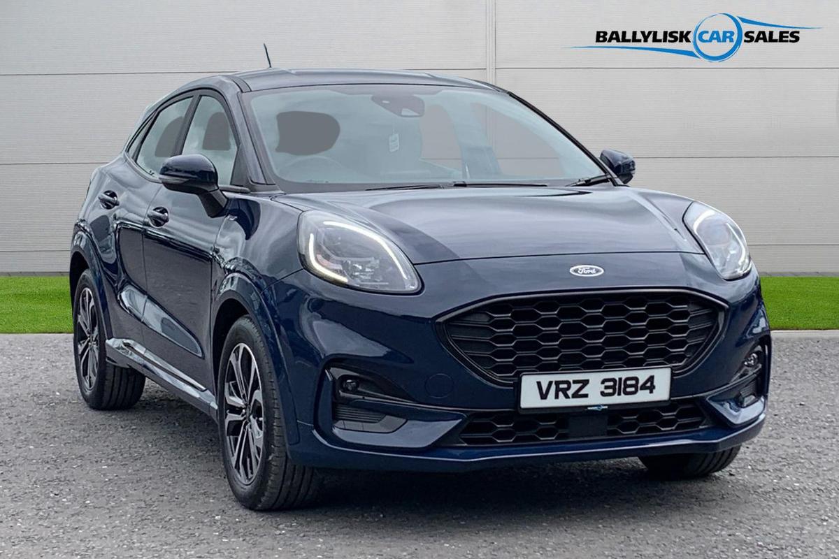 Used 2024 Ford Puma 125PS ST-Line in Blazer Blue with 15K